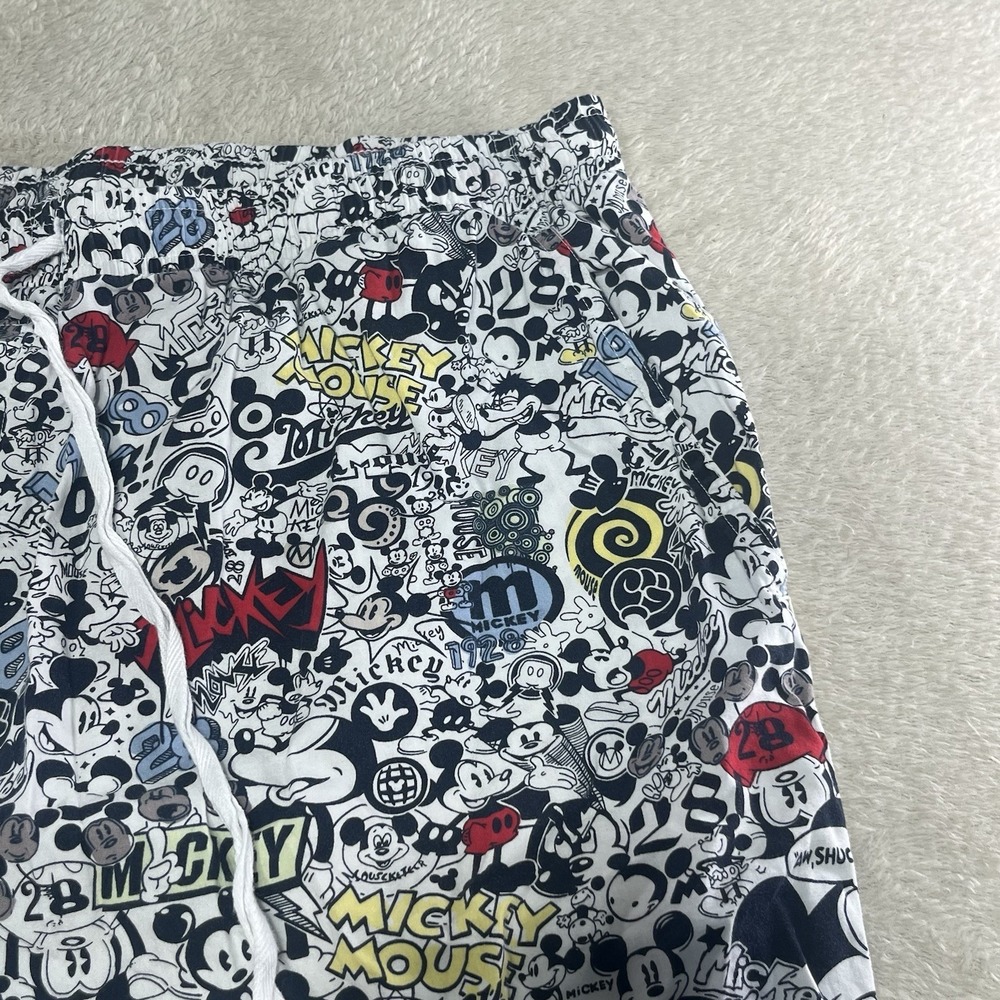 Disney Parks Authentic Mickey Mouse "Through The Years" Comic Pajama Pants XXL - Picture 6 of 16
